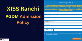 XISS Ranchi PGDM Admission Policy